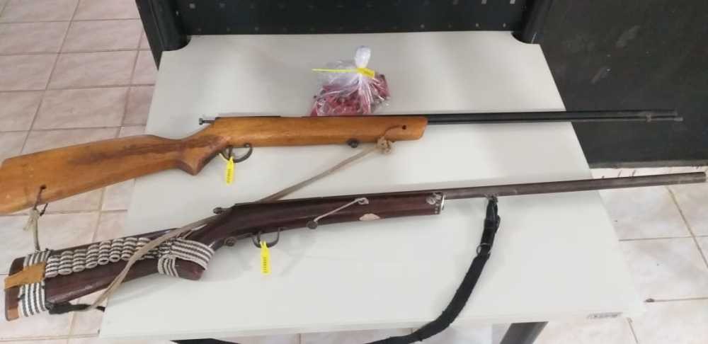 Em cumprimento a mandados de busca e apreensão, Polícia Civil apreende armas de fogo em Taguatinga