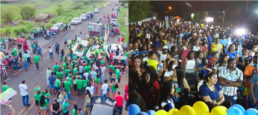 CARRASCO BONITO – CANDIDATOS ENCERRAM CAMPANHAS NESSA QUARTA E QUINTA