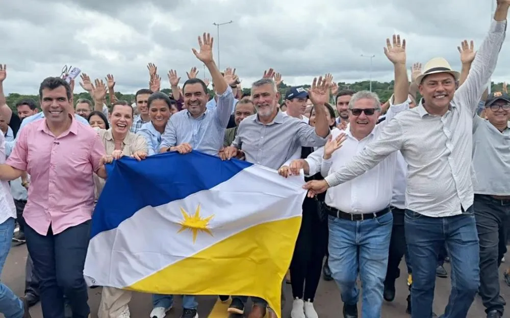 Amélio Cayres participa da entrega da nova Ponte JK e de posto fiscal em Aguiarnópolis