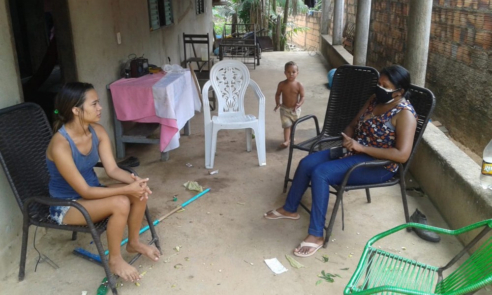 PROFESSORES DA ESCOLA ESTADUAL SAMPAIO FAZEM BUSCA ATIVA JUNTO AOS ALUNOS