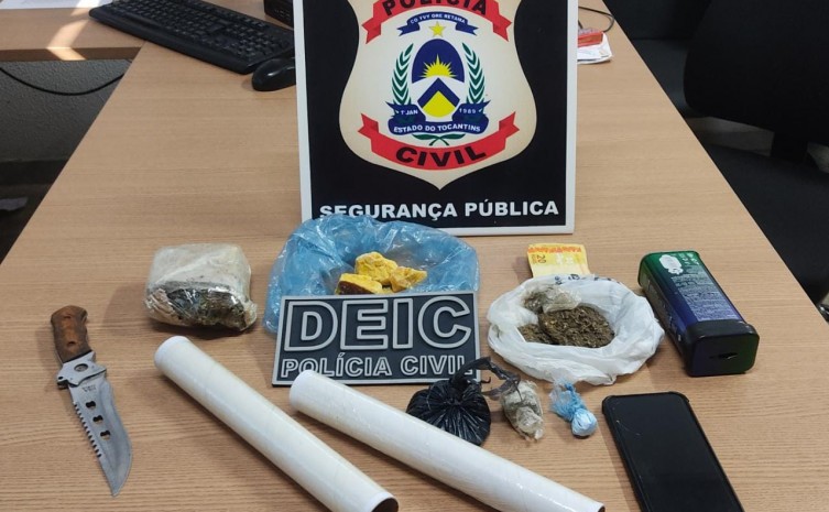 Homem suspeito de integrar facção criminosa é preso durante ação da Polícia Civil em Divinópolis do Tocantins