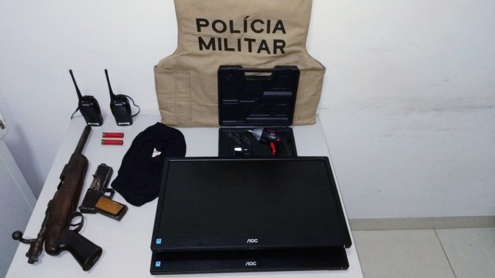 Quadrilha que se preparava para roubar comercio é presa pela PM