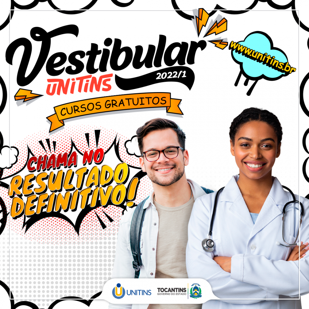 Unitins divulga resultado final do vestibular 2022/1