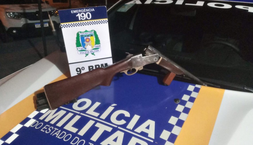Em Axixá, Polícia Militar prende homem por porte ilegal de arma de fogo