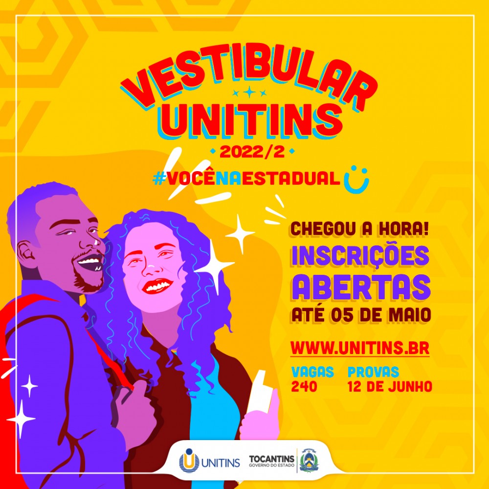 Unitins abre nesta terça-feira, 12, inscrições ao Vestibular 2022/2