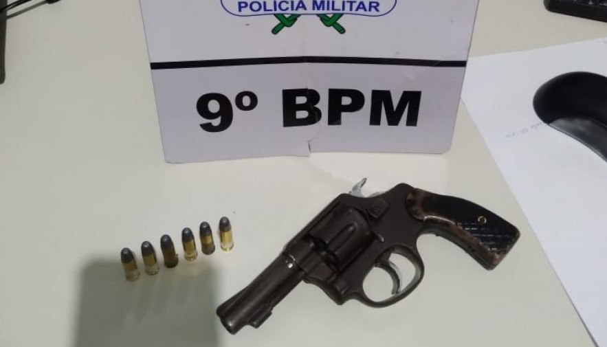 PM prende homem suspeito de furto e porte ilegal de arma de fogo em São Bento do Tocantins