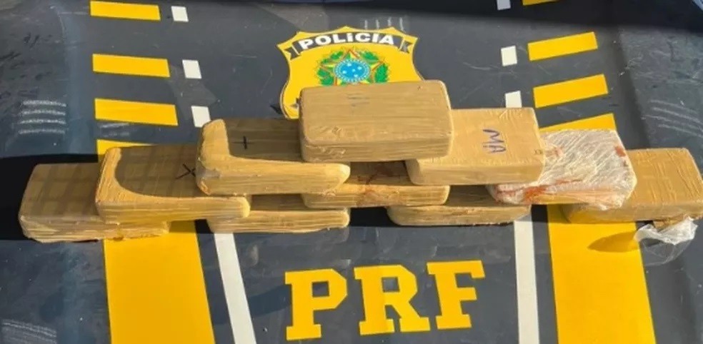 PRF apreende 10 kg de cocaína avaliada em R$ 1,2 milhão em Açailândia