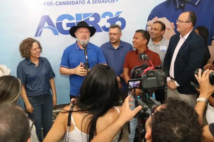 Agir oficializa Carlesse ao senado, Albuquerque e Sandro Henrique suplentes, reverenciado pelos prefeitos de Gurupi e Axixá