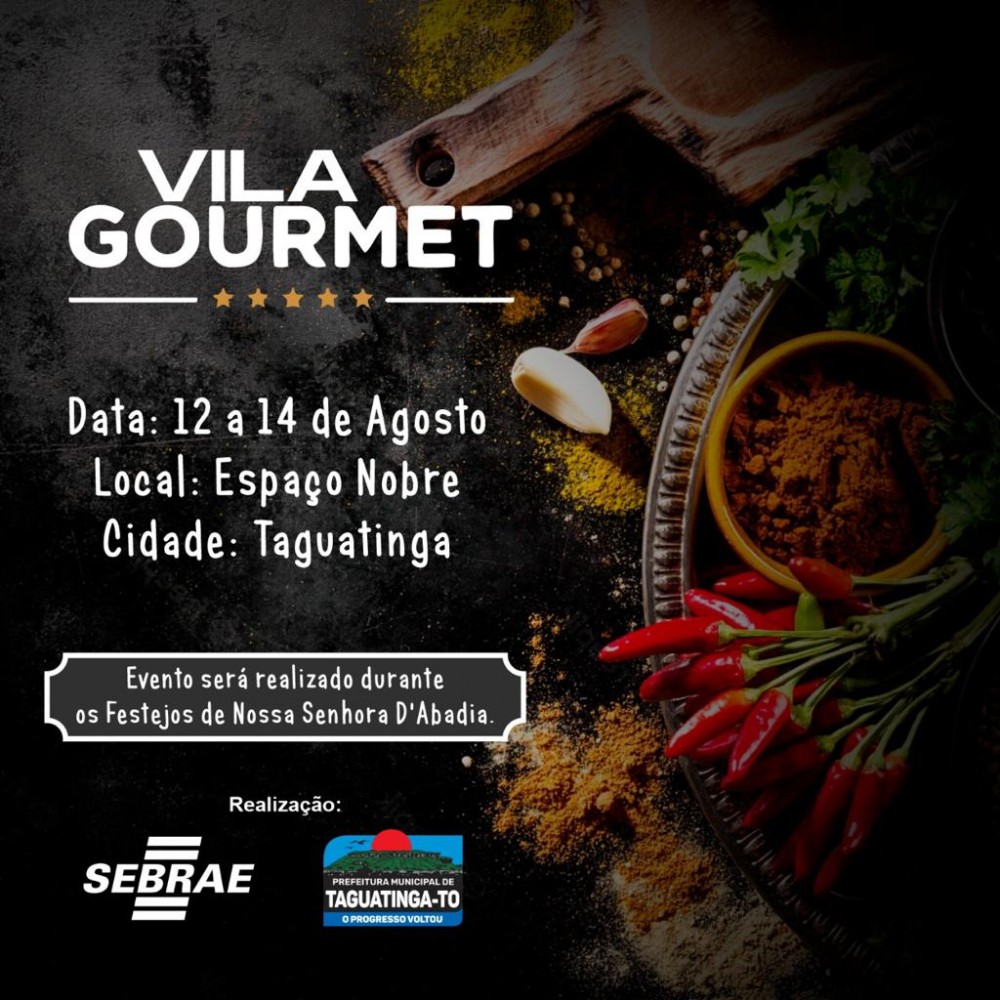 Sebrae leva Vila Gourmet para Feira Gastronômica de Taguatinga