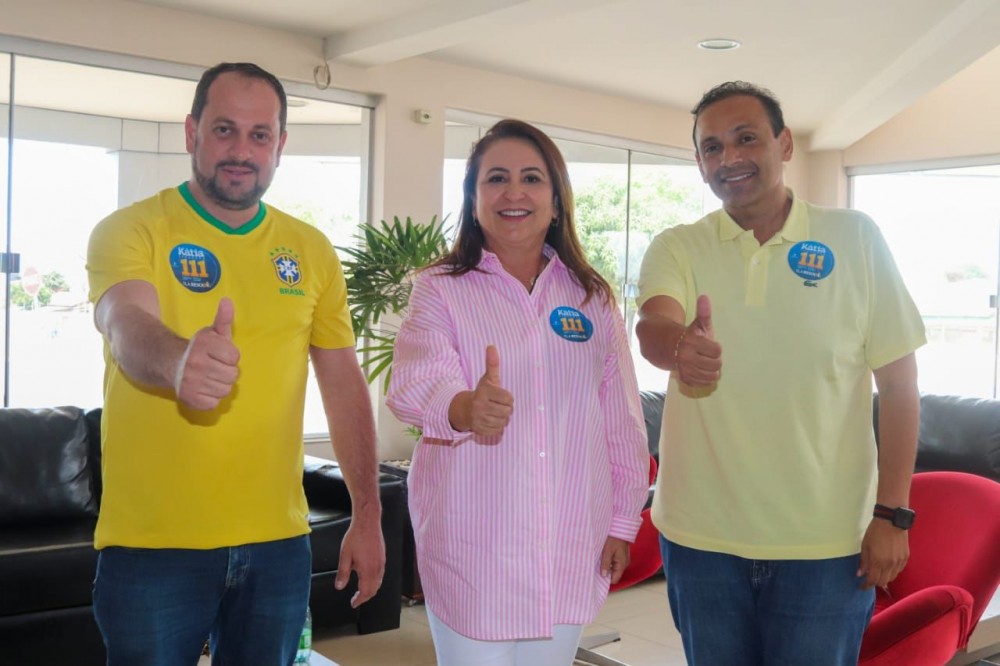 Senadora Kátia recebe o apoio do vice-prefeito de Gurupi, Gleydson Nato