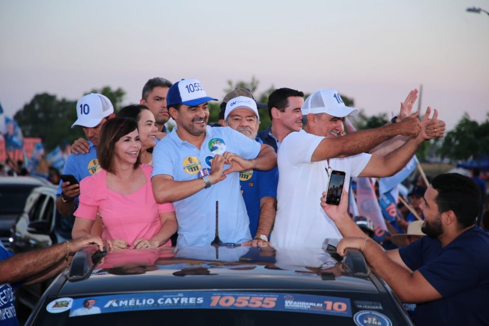 Governador Wanderlei Barbosa participa de mega carreata em Augustinópolis e destaca entrega das obras do Hospital Regional como prioridade da sua Gestã