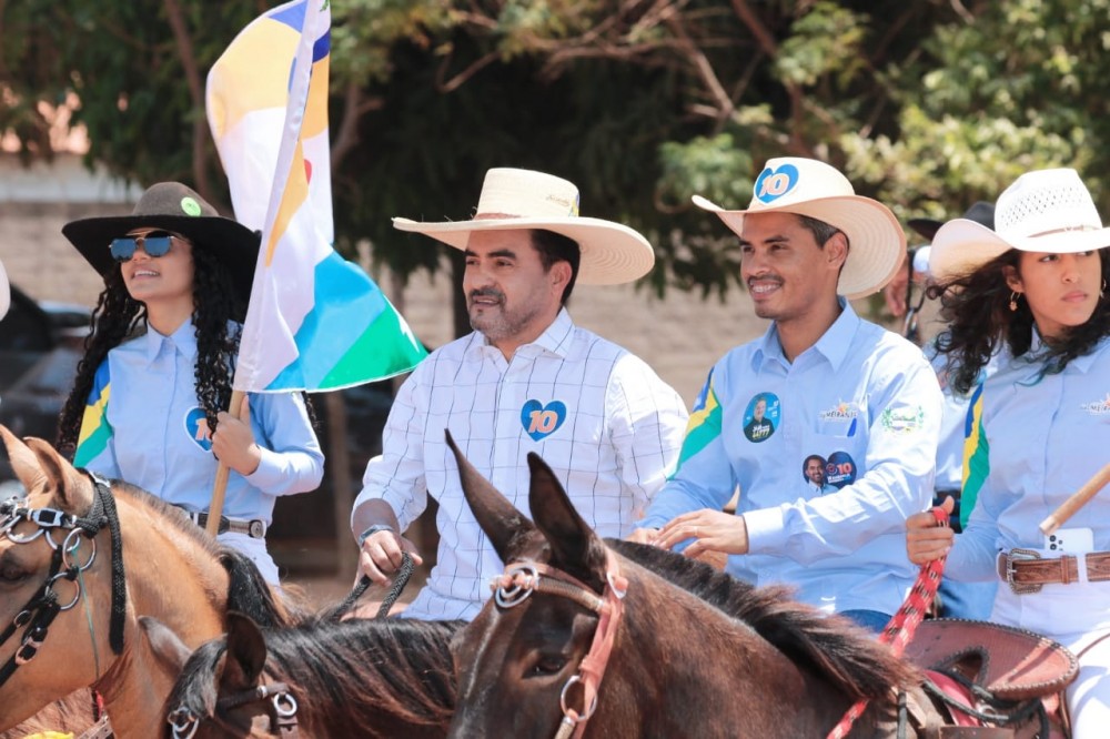 Em Palmeirante, Governador Wanderlei Barbosa participa de grande cavalgada e destaca empenho para obras de recuperação da TO-335