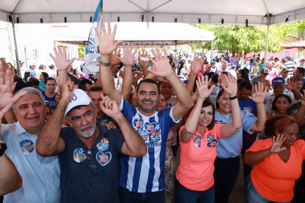 A dez dias das eleições, Governador Wanderlei Barbosa arrasta multidão durante agenda por municípios do Bico do Papagaio