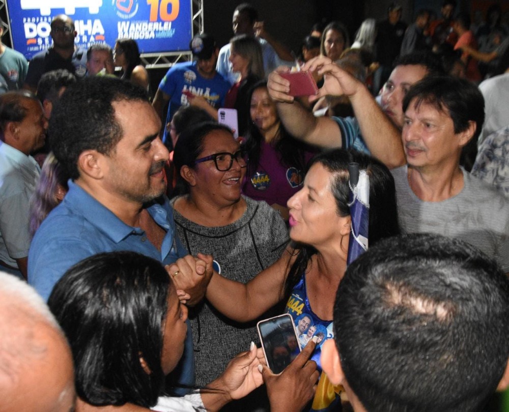 Wanderlei Barbosa recebe apoio de moradores e líderes políticos de Luzimangues