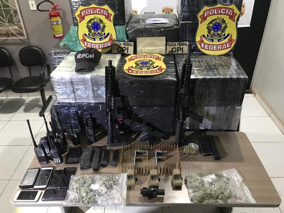 Policia Federal apreende quase 600 kg de drogas e desmonta esquema de transporte aéreo de entorpecentes