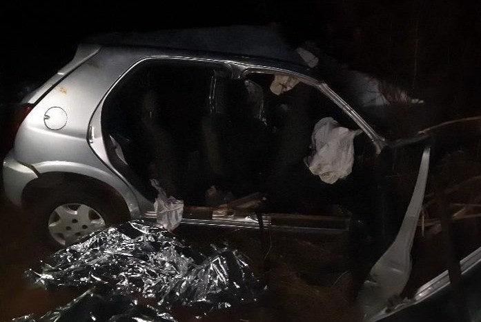 Acidente na rodovia TO 404 entre Itaúba e Praia Norte deixa três pessoas mortas e três gravemente feridos