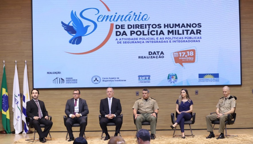 PMTO realiza 1º Seminário de Direitos Humanos voltado para a atividade policial
