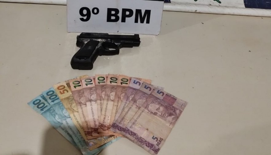 PM prende homem suspeito de roubo a um comércio em Augustinópolis