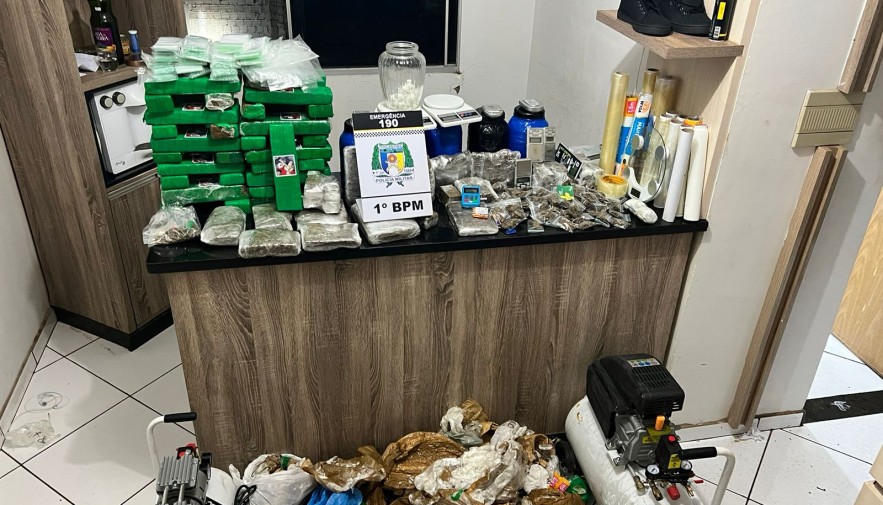 Polícia Militar prende traficantes e apreende drogas avaliadas em R$ 800 mil reais no Tocantins
