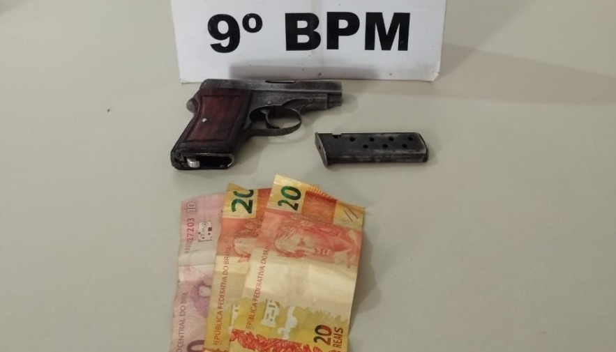 Em São Sebastião, PM prende homem suspeito de porte ilegal de arma de fogo