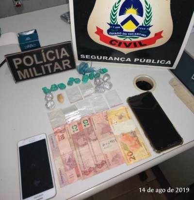 Indivíduo em liberdade condicional é preso por suspeita de tráfico de drogas em Augustinópolis