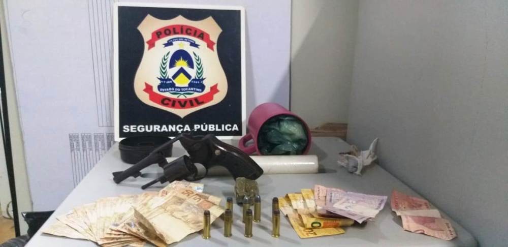Polícia Civil prende traficante, apreende drogas e arma de fogo no norte do Estado