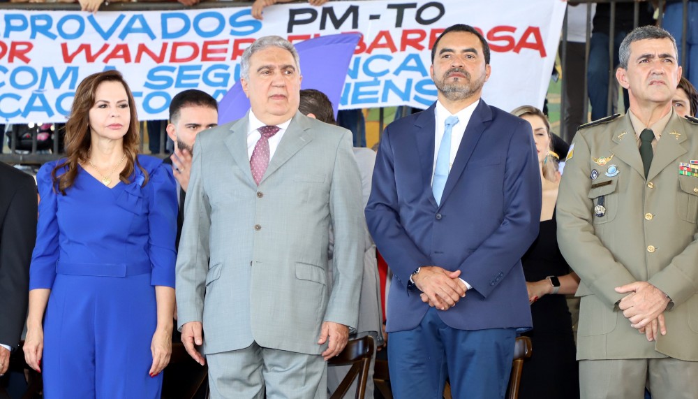 Governador Wanderlei Barbosa concede mais de 600 promoções à PMTO durante Solenidade Tiradentes
