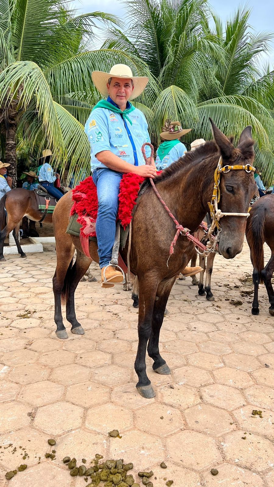 Wiston Gomes marca presença na 9ª Tropeada de Muladeiros