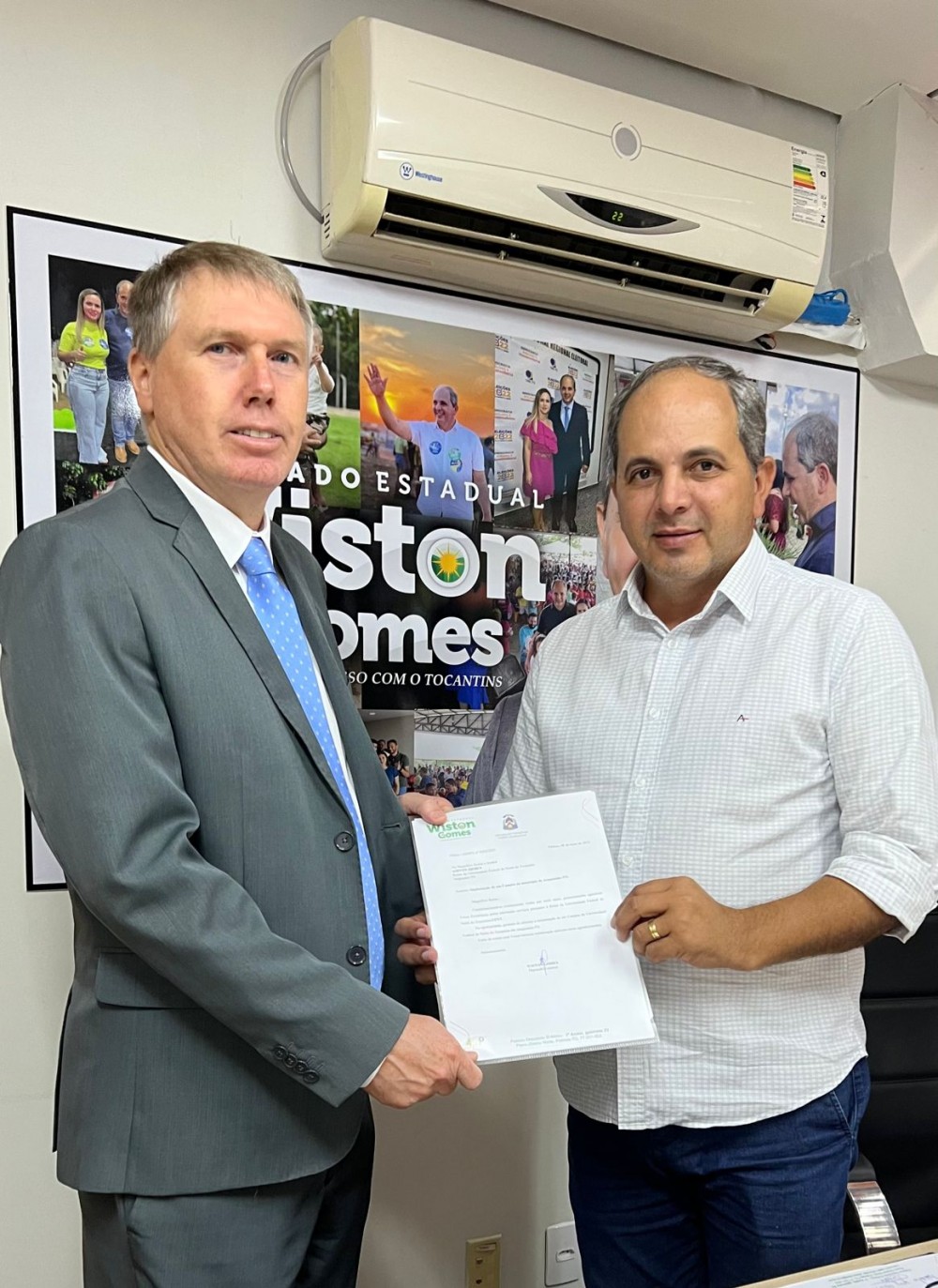 Wiston Gomes recebe reitor da UFNT para discutir educação superior no Bico