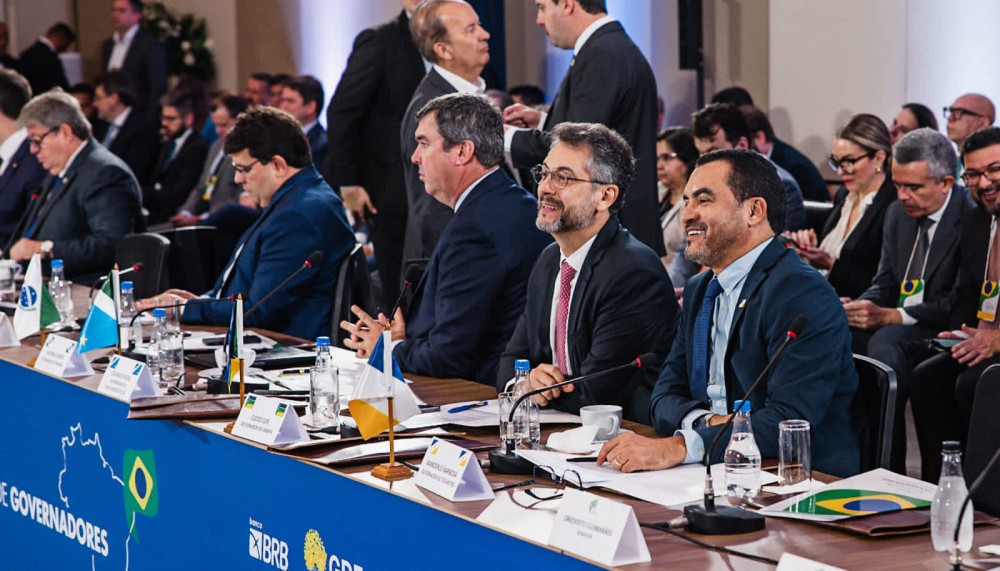Governador Wanderlei Barbosa defende participação dos estados na reforma tributária, durante Fórum Nacional de Governadores