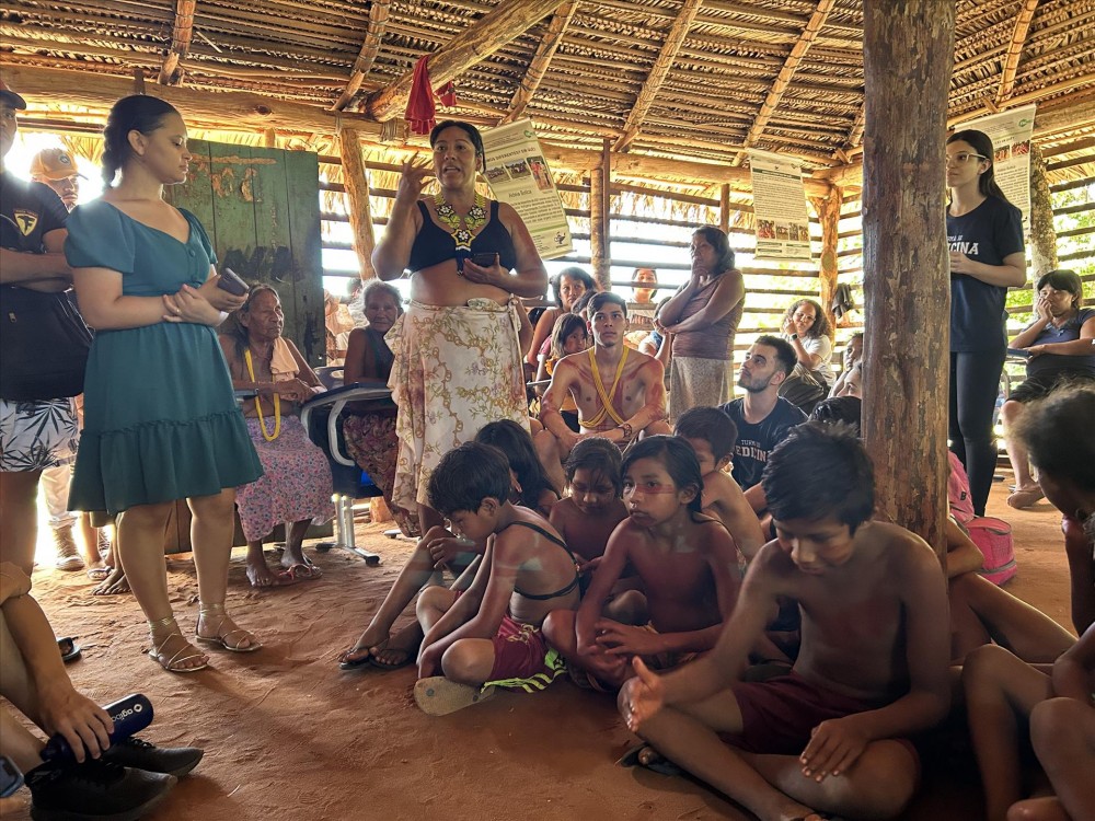 AUGUSTINÓPOLIS-Acadêmicos de Enfermagem e Medicina acompanham rotina e conhecem história e cultura do povo Apinajé