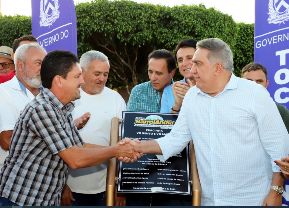 Governo do Tocantins comemora aniversário de Barrolândia com inauguração de obras na cidade