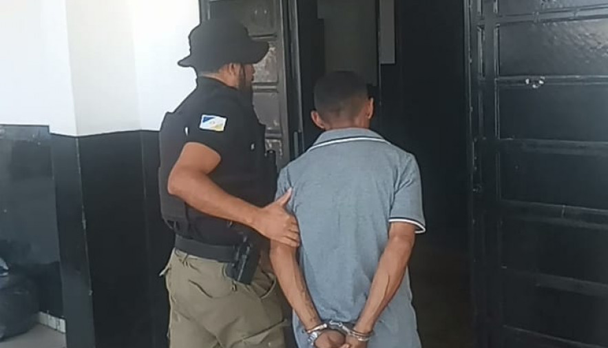 Em Praia Norte, Polícia Civil prende homem pela prática de dano ao patrimônio público