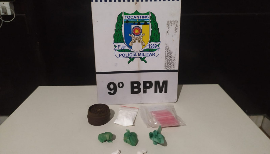 PM prende dois suspeitos de tráfico de drogas em Augustinópolis