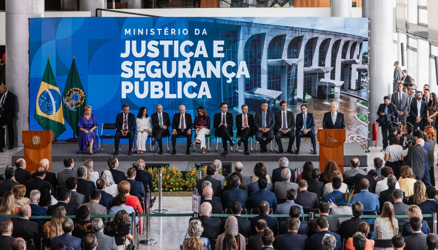 Governador Wanderlei Barbosa prestigia posse do novo ministro da Justiça e Segurança Pública