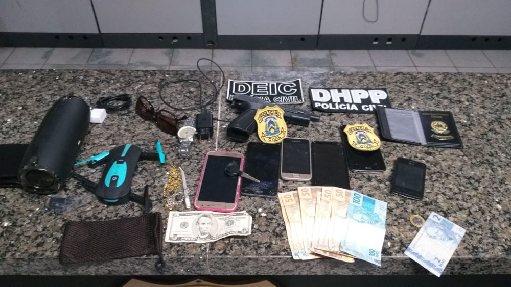 Cinco são presos suspeitos de praticarem furtos e roubo em Araguaína