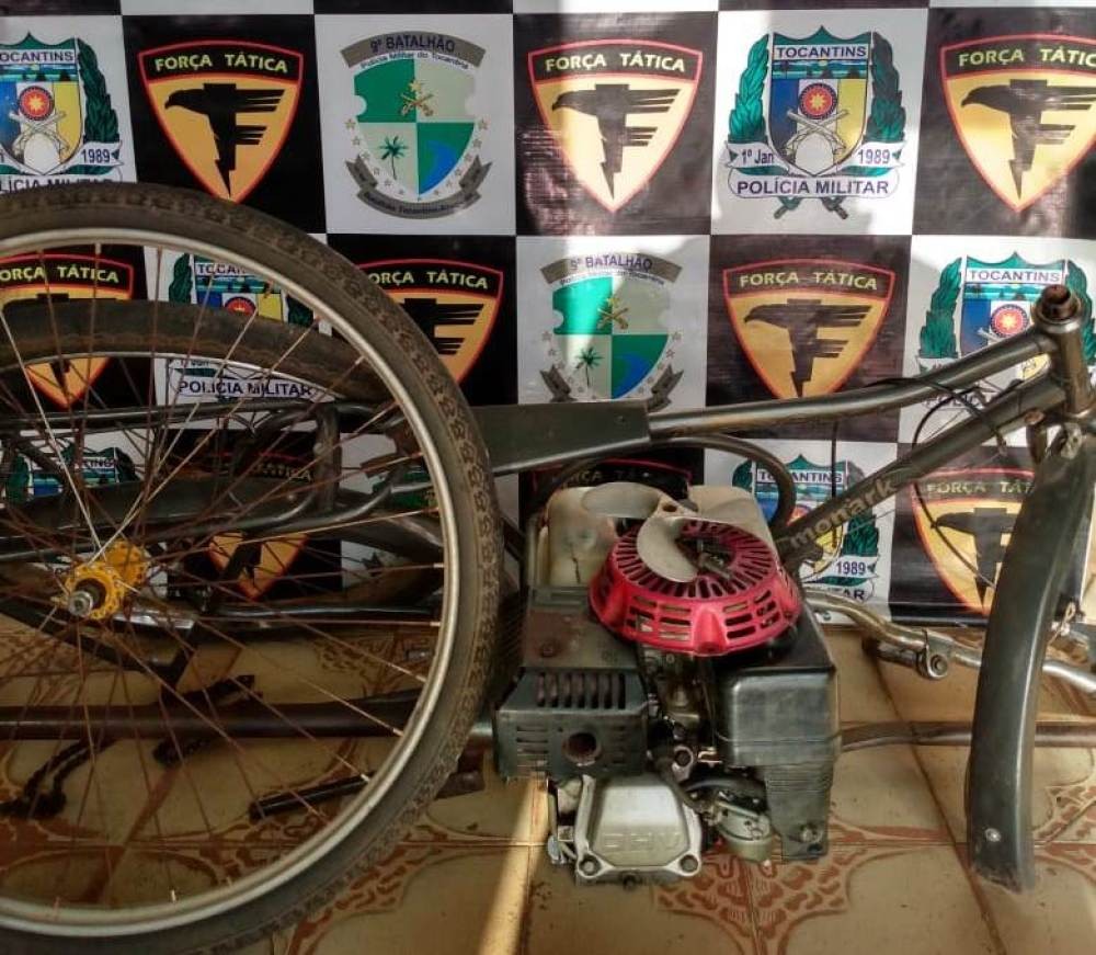 Em Araguatins, PM prende três pessoas por tráfico de drogas e receptação de produtos furtados