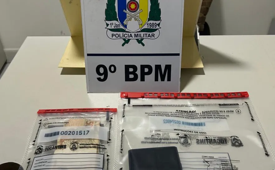 PMTO prende em Augustinópolis suspeito de assalto a posto de combustíveis em Praia Norte