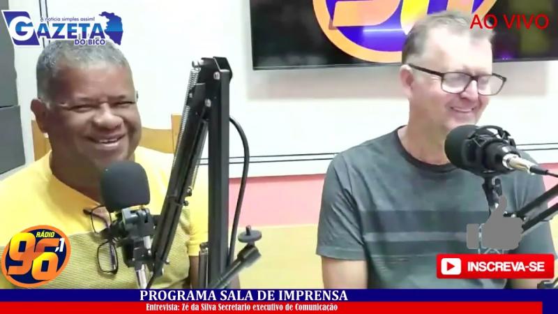 PROGRAMA SALA DE IMPRENSA-ENTREVISTA ZÉ DA SILVA